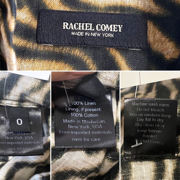 Rachel Comey Ines Animal-print Zip-front Jumpsuit In Brown, Size 0 - Picture 13 of 15